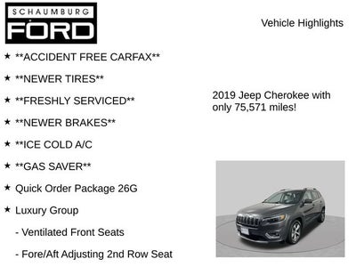2019 Jeep Cherokee Limited 3.2L V6