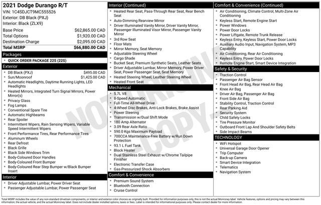 2021 Dodge Durango R/T