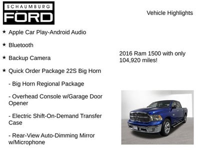 2016 RAM 1500 Big Horn