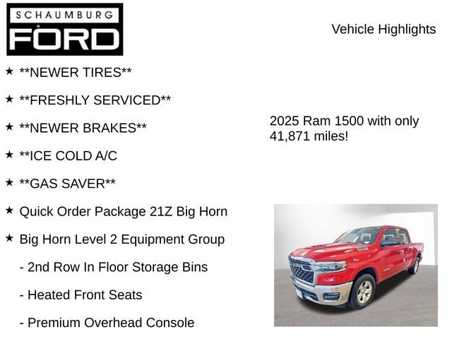 2025 RAM 1500 Big Horn/Lone Star