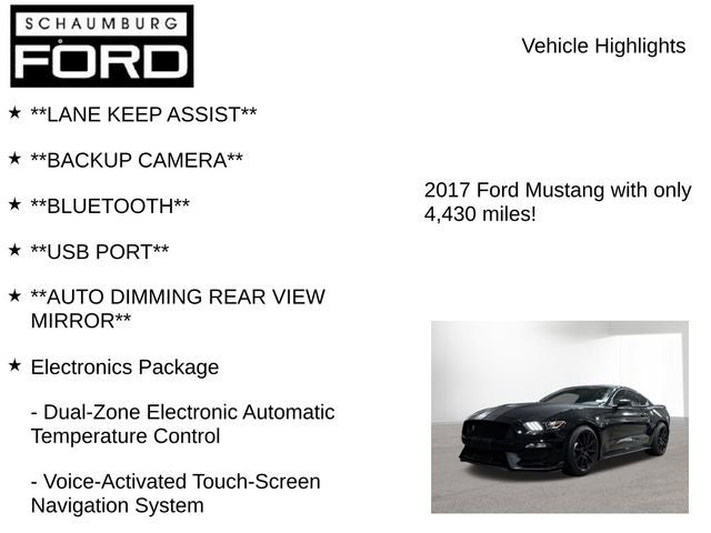 2017 Ford Mustang Shelby GT350