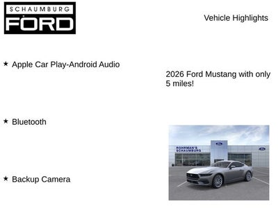 2026 Ford Mustang EcoBoost Premium