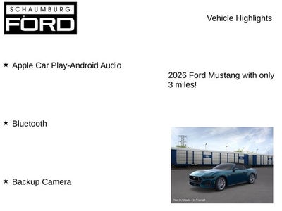 2026 Ford Mustang GT Premium