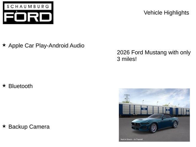 2026 Ford Mustang GT Premium
