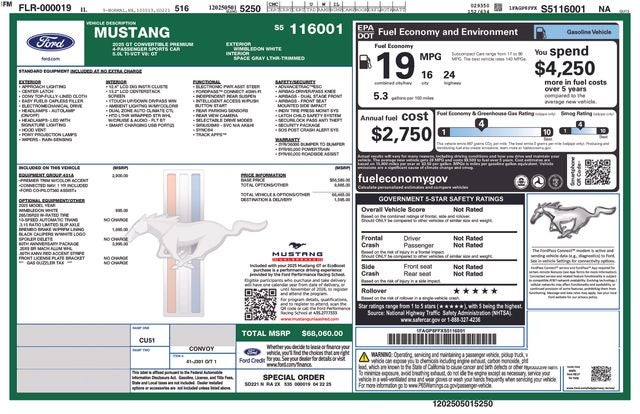 2025 Ford Mustang GT Premium