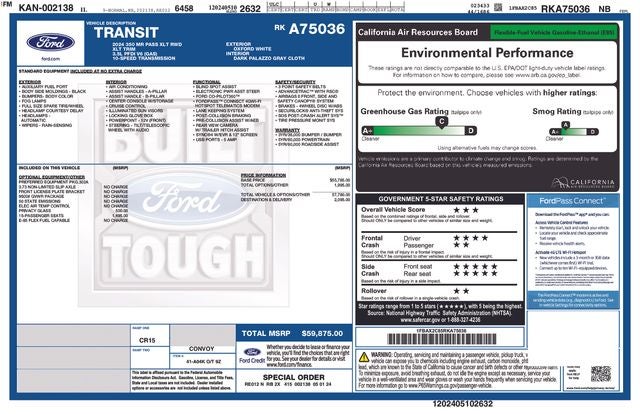 2024 Ford Transit-350 XLT 15-passenger Medium Roof
