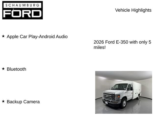 2026 Ford E-350SD Base Cutaway