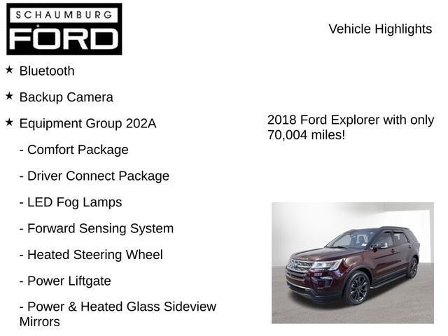 2018 Ford Explorer XLT