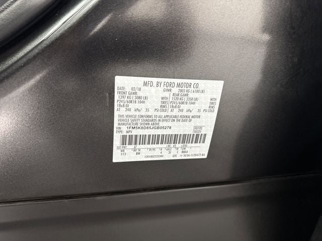 2018 Ford Explorer XLT