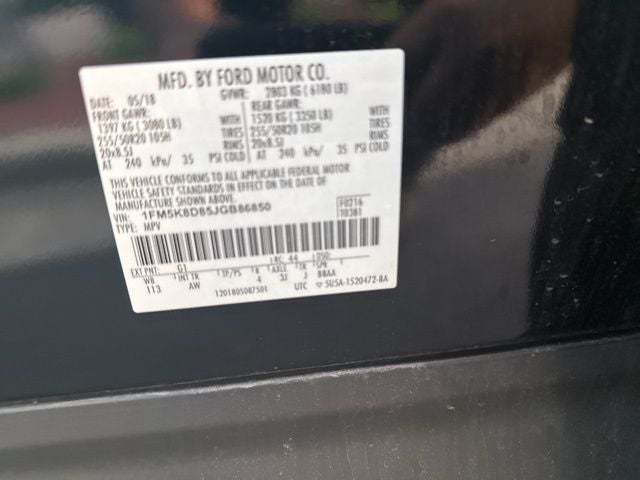 2018 Ford Explorer XLT