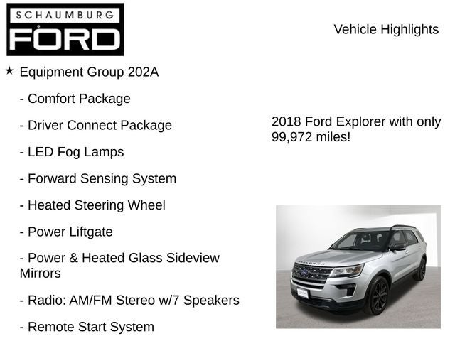 2018 Ford Explorer XLT