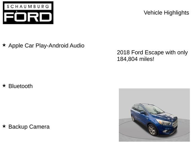 2018 Ford Escape SE