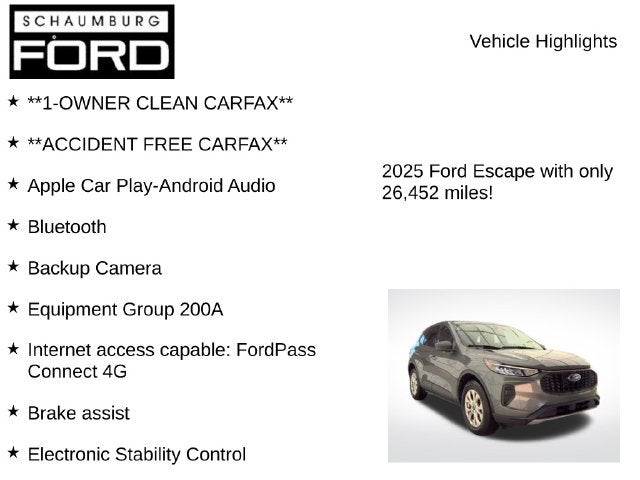 2025 Ford Escape Active