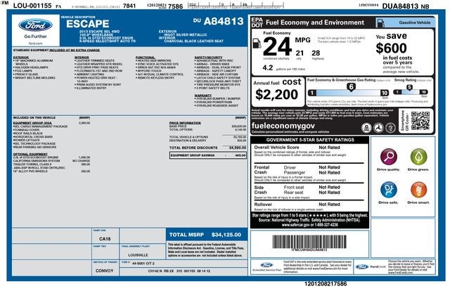 2013 Ford Escape SEL