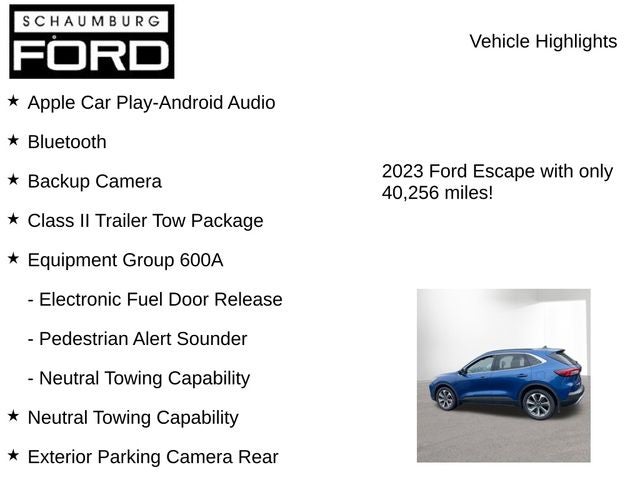 2023 Ford Escape Hybrid Platinum
