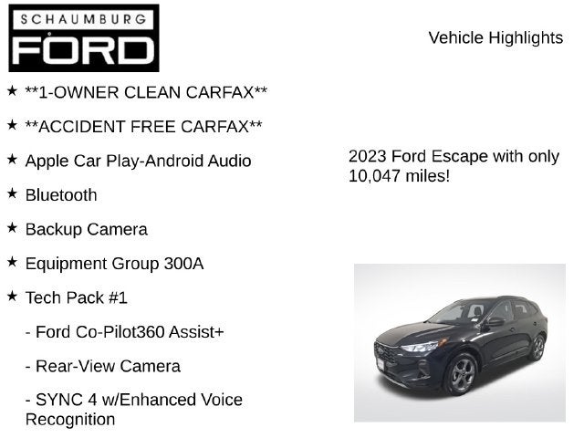 2023 Ford Escape ST-Line