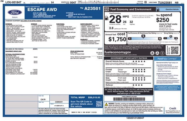 2026 Ford Escape ST-Line