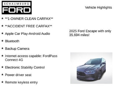 2025 Ford Escape ST-Line Select