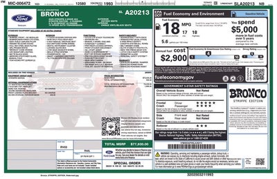 2025 Ford Bronco Stroppe Edition