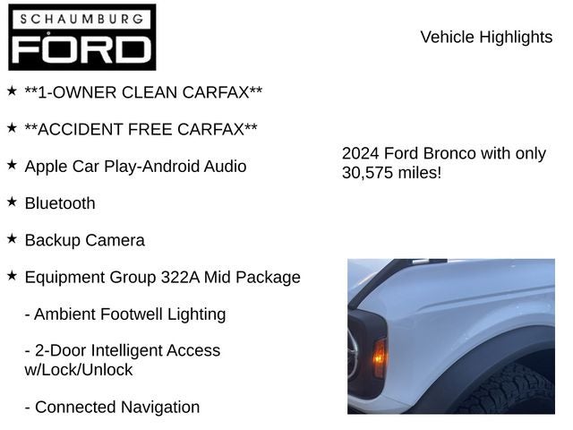 2024 Ford Bronco Black Diamond