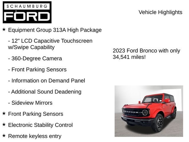 2023 Ford Bronco Outer Banks