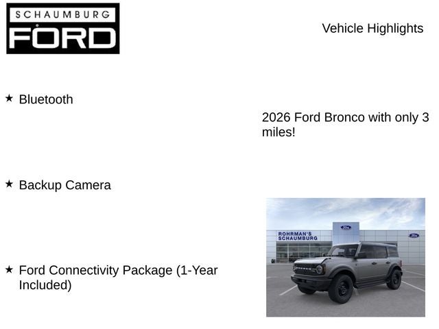 2026 Ford Bronco Big Bend