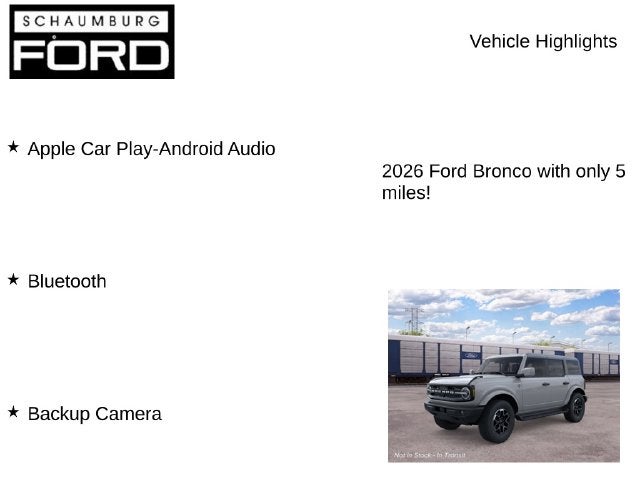 2026 Ford Bronco Outer Banks