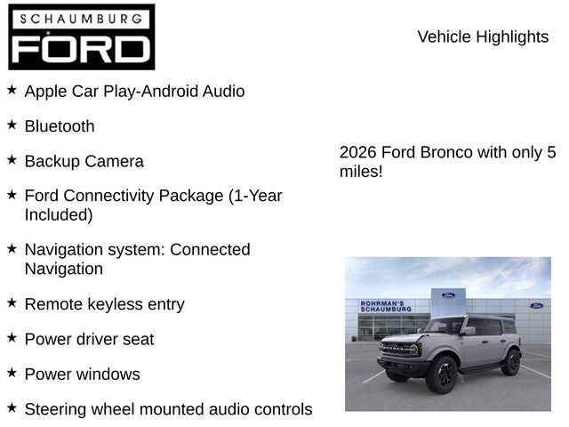 2026 Ford Bronco Outer Banks