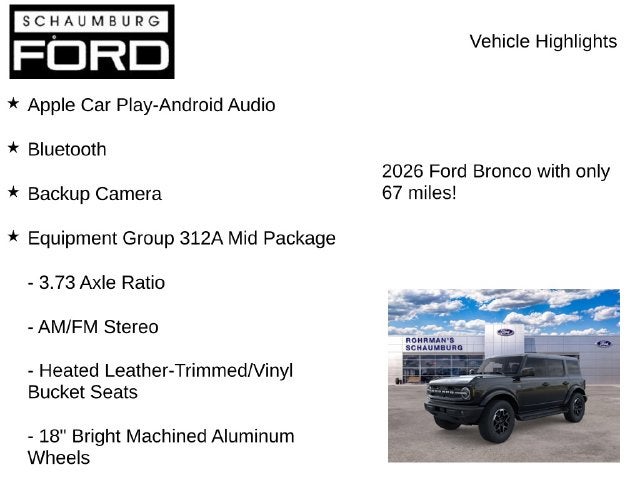 2026 Ford Bronco Outer Banks
