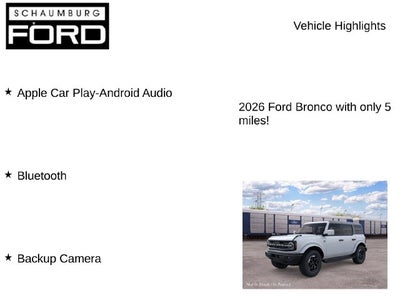 2026 Ford Bronco Outer Banks