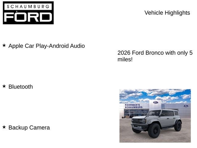 2026 Ford Bronco Raptor