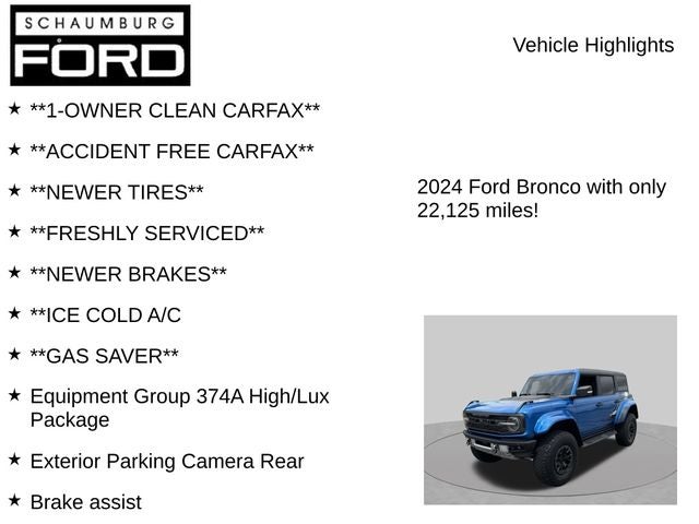 2024 Ford Bronco Raptor