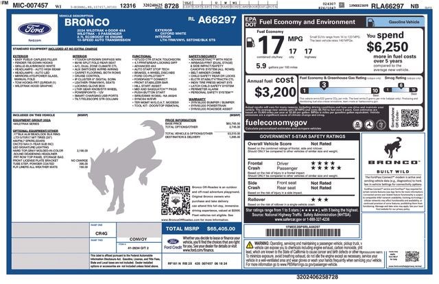 2024 Ford Bronco Wildtrak