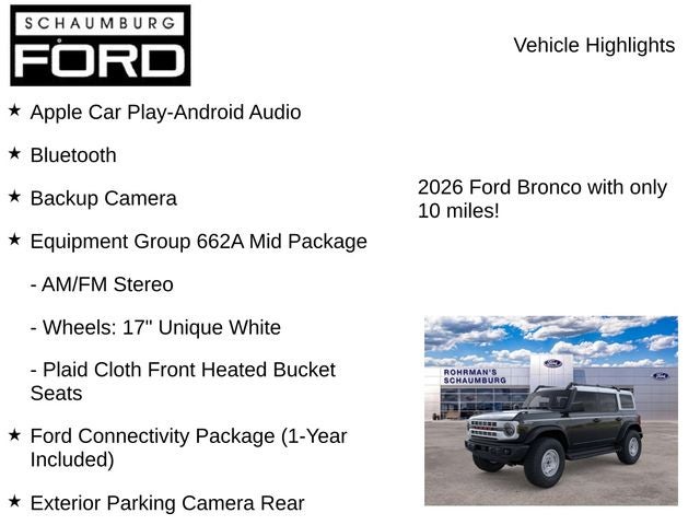 2026 Ford Bronco Heritage Edition
