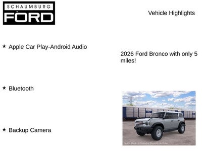 2026 Ford Bronco Heritage Edition