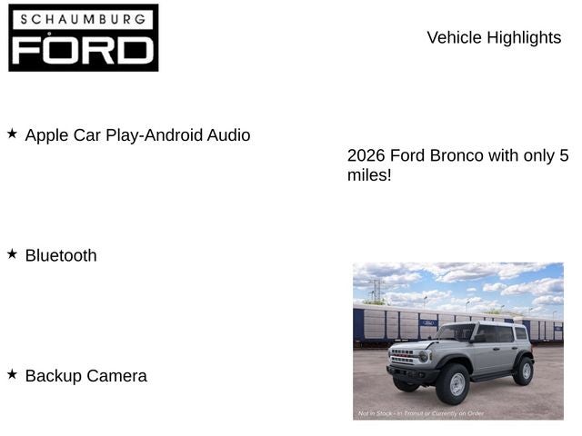 2026 Ford Bronco Heritage Edition
