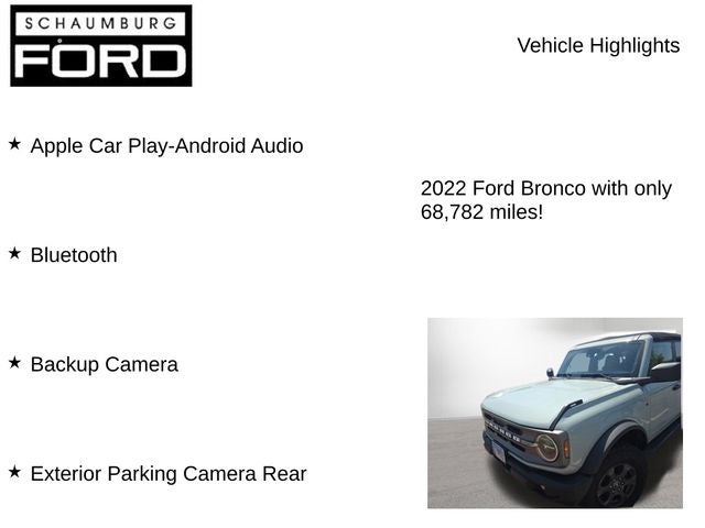 2022 Ford Bronco Big Bend