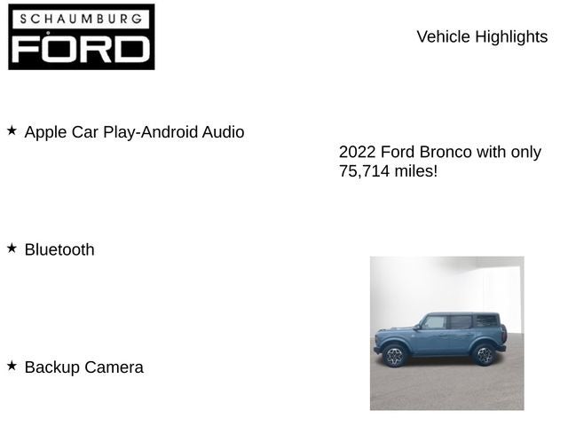 2022 Ford Bronco Outer Banks