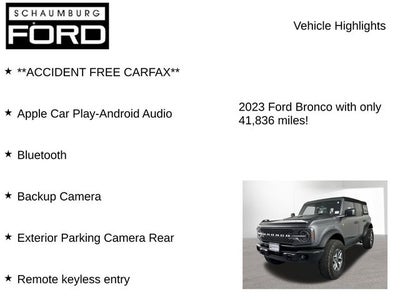 2023 Ford Bronco Badlands