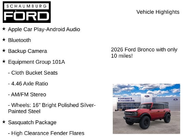 2026 Ford Bronco Base