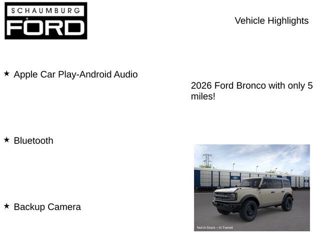 2026 Ford Bronco Big Bend