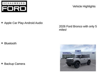 2026 Ford Bronco Big Bend