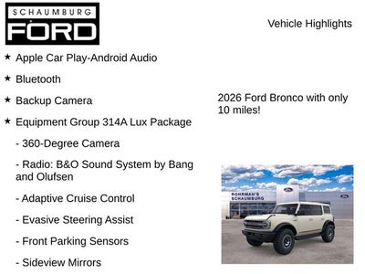 2026 Ford Bronco Outer Banks