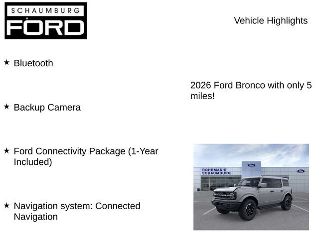 2026 Ford Bronco Outer Banks
