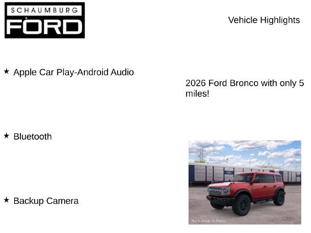 2026 Ford Bronco Badlands