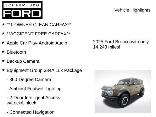 2025 Ford Bronco Badlands