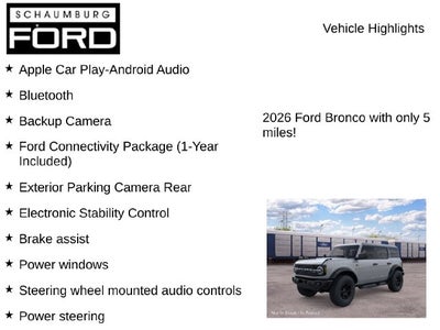 2026 Ford Bronco Badlands