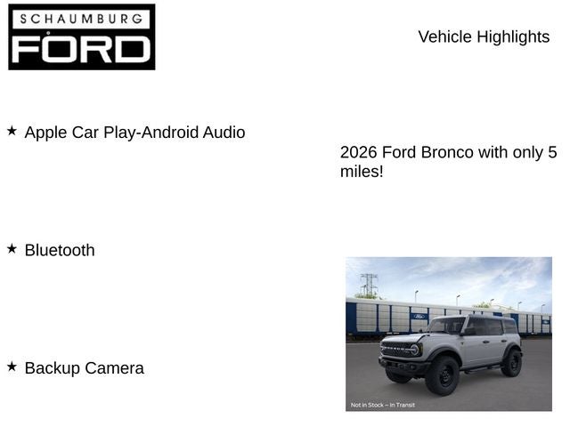 2026 Ford Bronco Badlands