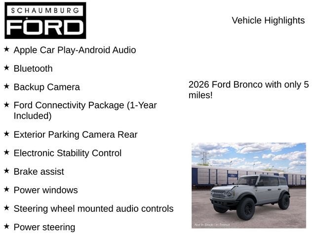 2026 Ford Bronco Badlands