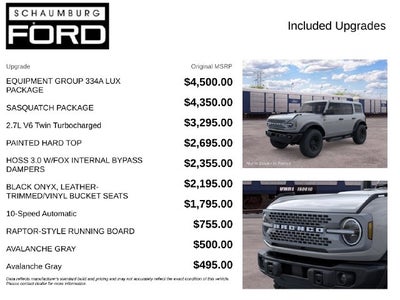 2026 Ford Bronco Badlands